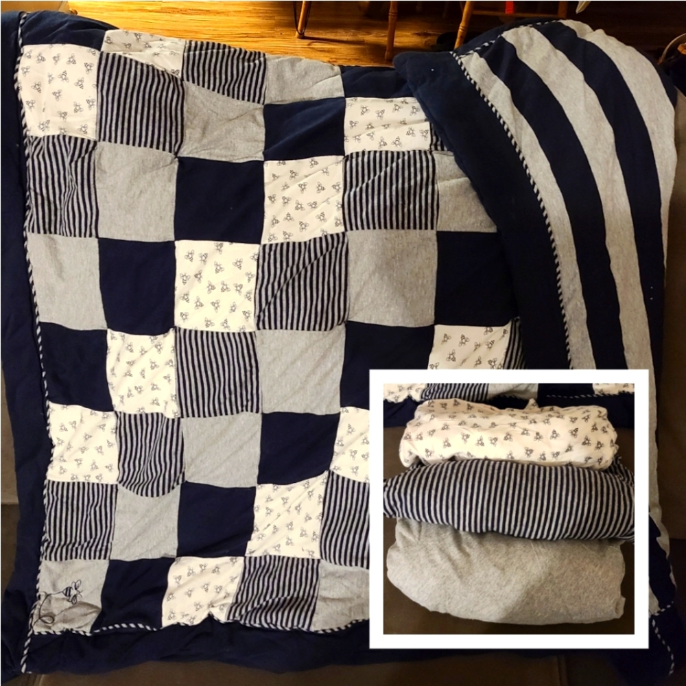 Burt's Bees Baby Reversible Organic Cotton Quilt